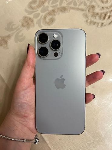 IPhone 15 Pro Max, 256 GB, Natural Titanium, Face ID