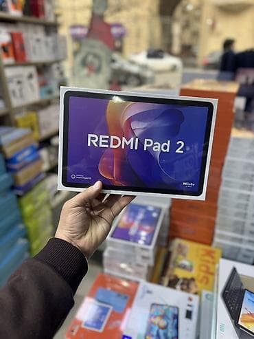 Kompüter və noutbuk aksesuarları: Xiaomi Redmi Pad 2 planşet 8 ram. 256 gb yaddaş - 11 düym böyük — 2