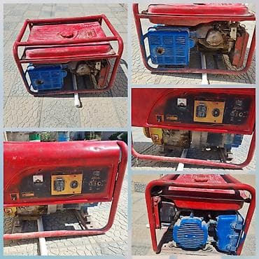 Honda mühərrikli generator – 6 kVt - Güc: təxminən 6 kVt (AC 220V