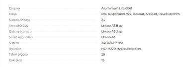 İdman və istirahət: Eterna One model dağ velosipedi satılır. Velosiped yenidir, az — 6