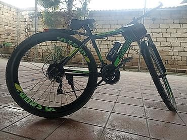 24 vesebet: Dağ/şəhər tipli velosiped – Asdon (yaşıl/qara dizayn) Xüsusiyyətlər — 5