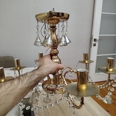 Çılçıraq, 6 lampa, Metal