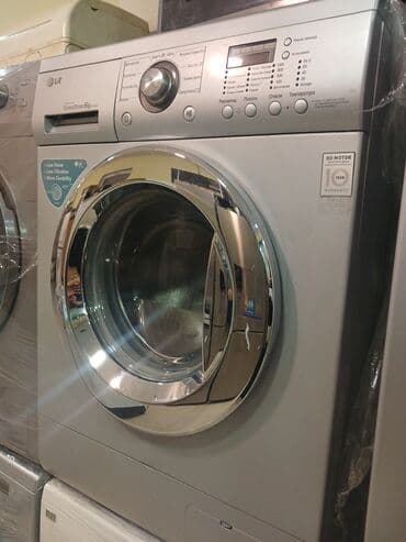 averlok maşını: Paltaryuyan maşın LG, 6 kq, İşlənmiş, Avtomat, Qurutma var, Kredit yoxdur, Ödənişli çatdırılma, Pulsuz çatdırılma, Ünvandan götürmə — 1