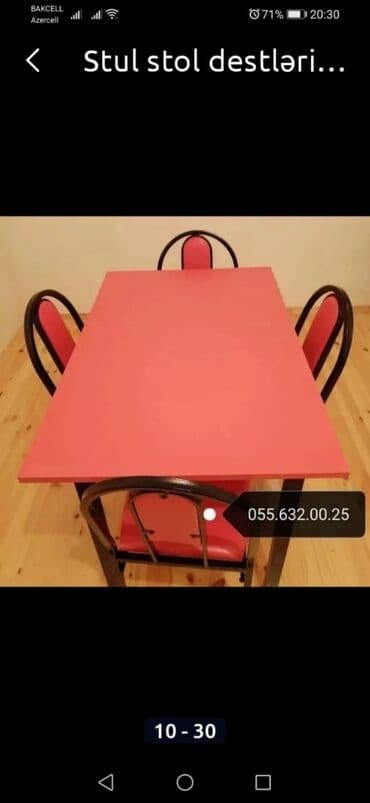 пластиковые столы и стулья бишкек: Mətbəx üçün stol stul desti, kuxna üçün masa və oturacaqlar dəstləri — 15
