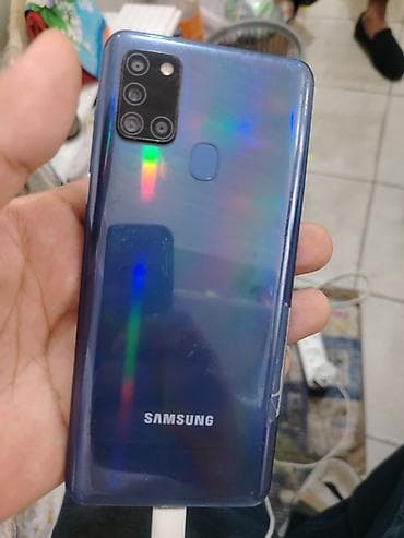 galaxy s8 tablet: Samsung Galaxy A21S, 32 GB, rəng - Mavi, İki sim kartlı — 2