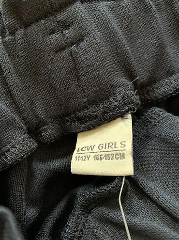 Джинсы и брюки: LCW Girls markalı qız uşaq şalvarı. Tünd göy rəngdədir, geniş balaqlı — 2
