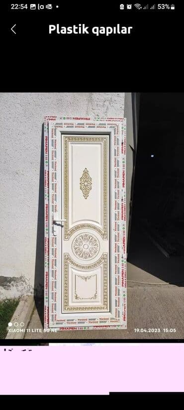 plastik qapılar: Yeni Plastik qapı Zamok və çərçivə ilə, Zəmanətli, Pulsuz quraşdırma, Pulsuz çatdırılma, Rayonlara çatdırılma — 16
