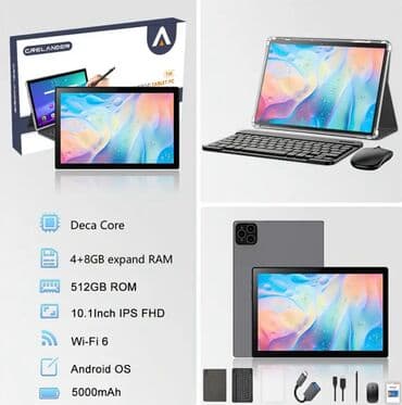 planşet ucuz: 📱 10.1” Android Planşet PC – 12 RAM (4+8)512GB ROM, 4G LTE & 5G — 1