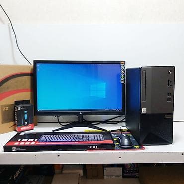 Oyun üçün Kompüter "Gaming DDR4 Lenovo Core i3 10100 8GB Ram GTX1050