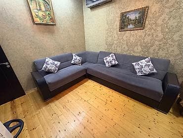 ağ divan: Künc divan, İşlənmiş, Açılan, Bazalı, Parça — 1