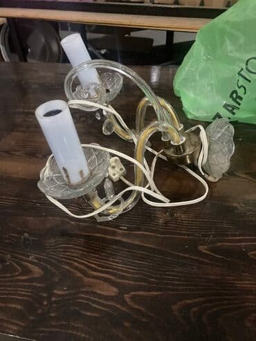 çılçıraq satışı: Çılçıraq, 2 lampa, Şüşə — 1