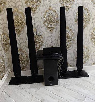 LG ev kinoteatrı akustik sistemi - Tam dəst: 4 ədəd hündür “tower”