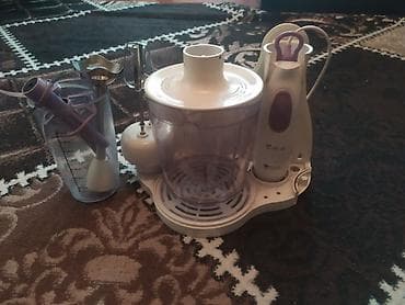 Çoxfunksiyalı əl blenderi və mini kombayn dəsti - Güclü motorlu əl