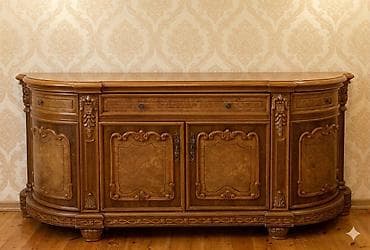 qoz agacindan stol: Yaxşı vəziyyətdə ama güzgüsü yoxdur, fıstıq ağacından çox ağır — 1