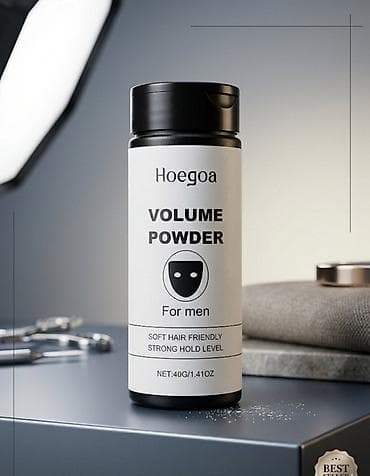 Kişi ayaqqabıları: Hoegoa Volume Powder – kişilər üçün saç pudrası - Tərkib və təsir — 2