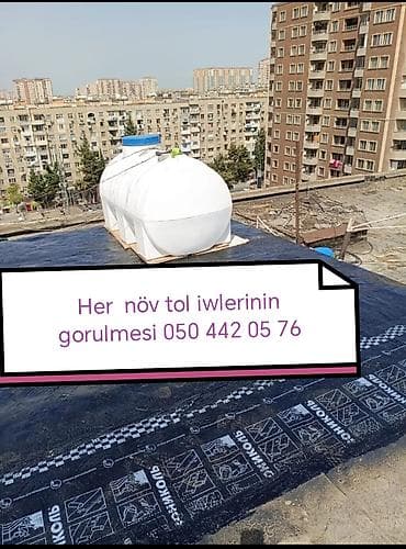 Xidmət: Çatıda izolyasiya və tol (bitum) işləri - Hər növ tol