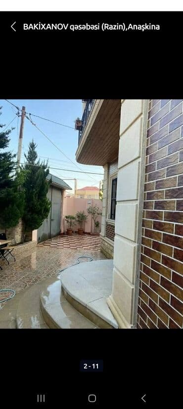 lokbatanda heyet evleri 2025: Bakıxanov qəs. 6 otaqlı, 200 kv. m, Yeni təmirli — 2