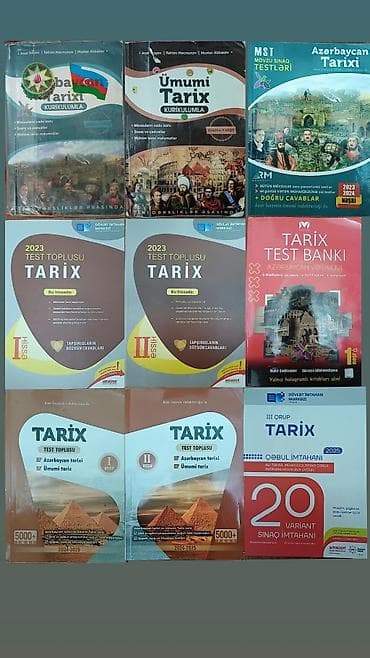 Məhsul: Tarix üzrə dərslik və test topluları komplekti Uzerinde