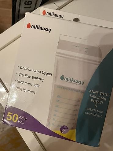 прозрачная сумка в роддом оптом: Milkway Anne Sütü Saxlama Poşetləri – 50 ədəd - Sterilizə olunmuş — 1