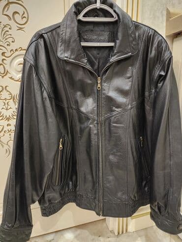 uzun kurtqa: Kurtka, Dəri, Payız, 8XL — 4