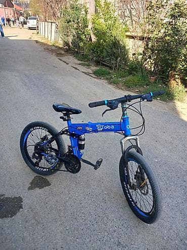 velosıpet: Toba qatlanan dağ velosipedi - Çərçivə: Qatlana bilən alüminium/metal — 6