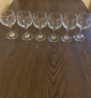 Təmir və tikinti: Qədəhlər, Şüşə, 6 ədədli dəst — 2