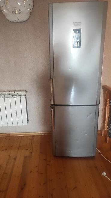 iphone x ağ: İşlənmiş 2 qapılı Hotpoint Ariston Soyuducu Satılır, rəng - Gümüşü — 3