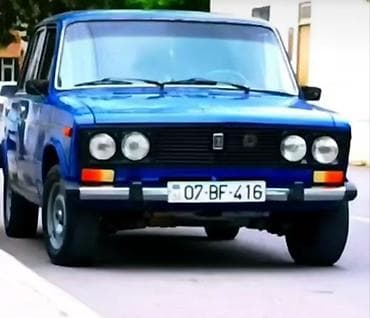 suru: VAZ (Lada) klassik sedan - Kuzov: 4 qapılı sedan, mavi rəng - Ön — 1