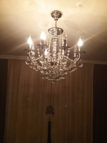 люстр бра светильников: Çılçıraq, 6 lampa, Metal — 4