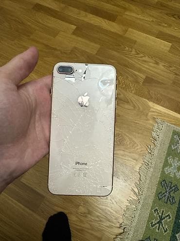 ayfon 5 zapcaz: IPhone 8 Plus, Qızılı, Qırıq — 3