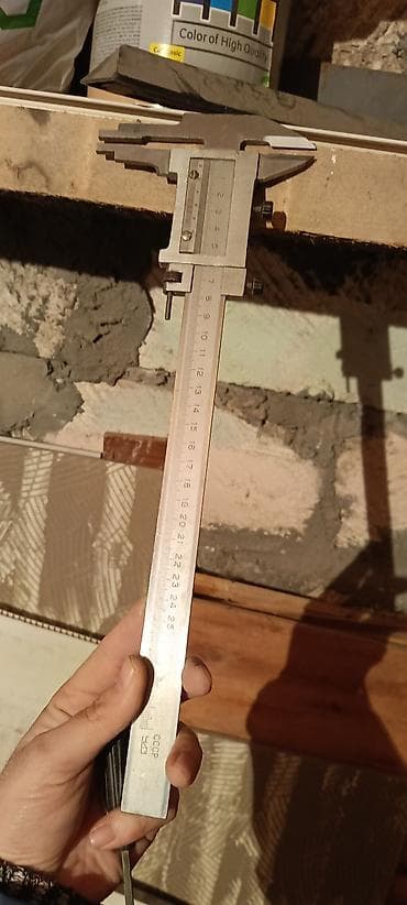 Metal sürüşdürülən ştangel (kaliper) - Ölçü diapazonu: 0–250 mm