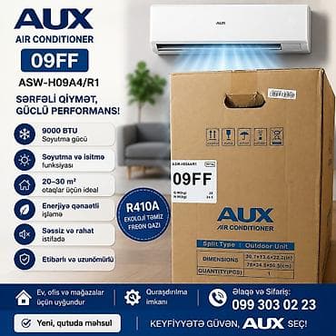 AUX Air Conditioner 09FF (ASW-H09A4/R1) - 9000 BTU soyutma gücü -