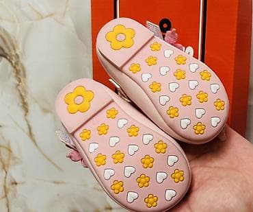 zamşa baletkalar: Rəng - Çəhrayı Baletkalar, Ölçü: 20, Qız üçün — 2