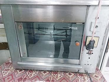 Restoran, kafe avadanlığı: PiMAK Fulcar markalı şiş çevirənli soba - Tip: Elektriklə işləyən şiş — 1