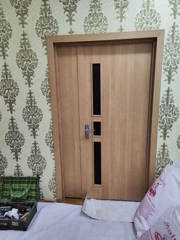 двери межкомнатнын бу: Məhsul: Daxili (otaq) qapıları – təbii ağac fakturalı, açıq palıd — 4