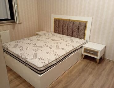 ucuz krafat: Yeni, İkinəfərlik çarpayı, Bazalı, Matras ilə, Siyirməsiz — 3