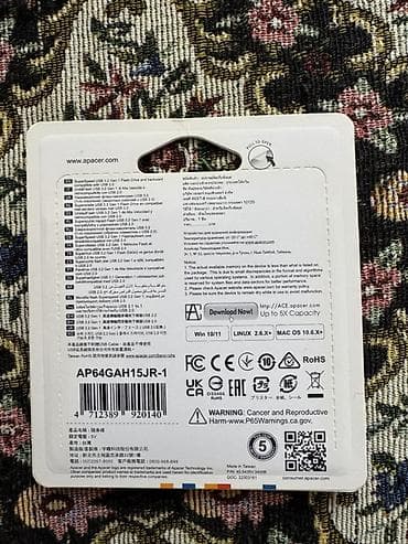 switch 2: Salam, 64 GB Apacer fləş kart. Şəxsi istifadə üçün alınıb. Yenidir — 2