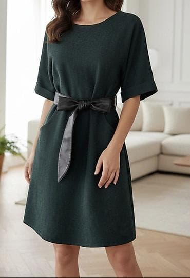 mini don: Tünd yaşıl don. Razmer Standart. (S/M razmerlərə uyğundur.) Realda — 1