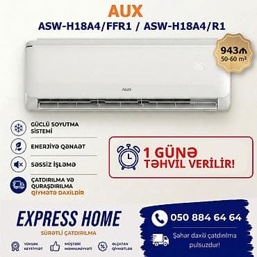 inter m: Kondisioner AUX, Yeni, 50-60 kv. m, Split sistem, Kredit yoxdur, Pulsuz quraşdırılma — 1