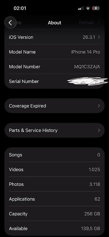 iphone 14 satis: IPhone 14 Pro, 256 GB, Deep Purple, Simsiz şarj, Face ID — 4