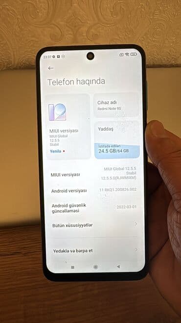 temzo 40 mg tablet: Redmi Note 9 Pro, 64 GB, rəng - Ağ — 5