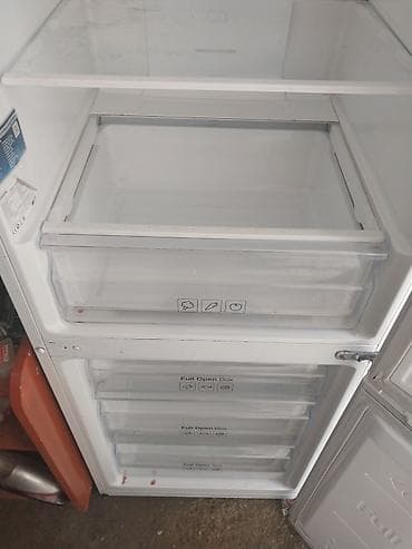 Б/у 2 двери Samsung Холодильник Продажа, цвет - Белый, С колесиками — 4