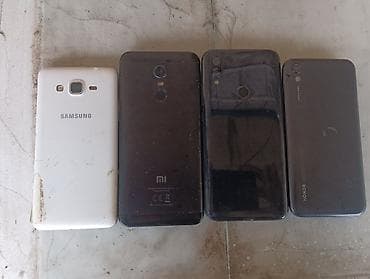 2 ci el noutbuklar: Bir paket olaraq 4 ədəd smartfon. Model və brendlər (şəkillərdə — 1