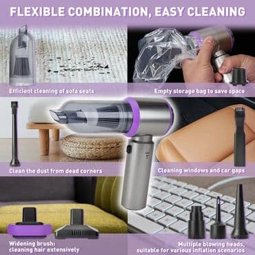 tost makinası: Avto üçün tozsoran, Yeni, Akkumlyator, Təmizləmə növü: Quru, Çin, Ünvandan götürmə, Ödənişli çatdırılma, Rayonlara çatdırılma — 3