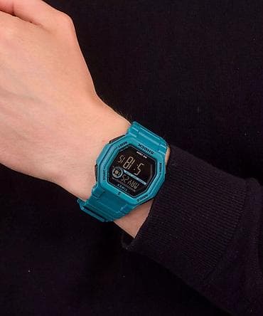timex: Timex Shock Resistant rəqəmsal saat – model TW2V59900 - Rəng: mavi — 5