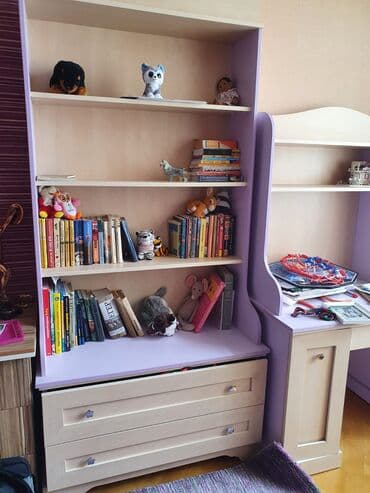 Qız üçün, İşlənmiş, Siyirməli, Yazı masası, Stulsuz