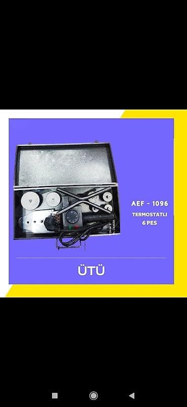 payat aparati: Ütü plasmas yapışdıran — 1