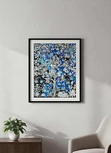 Dekorativ tablo – “Ağac və çiçəklər” mövzulu - Texnika: kətan lalafo.az -da Dekorativ tablo – “Ağac və çiçəklər” mövzulu - Texnika: kətan