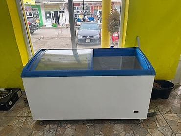 Оборудование для мойки: Ticarət üçün şüşə sürgülü qapaqlı dondurucu vitrin - Tip: üfüqi — 2