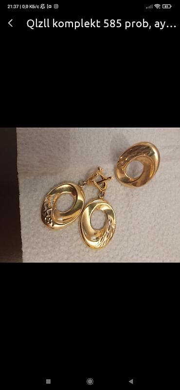 tebii mirvari muncuq: Qlzll komplekt 585 prob. Qraml 85 man — 1